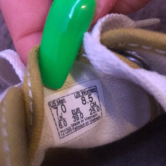 yellow ochre Vans authentic low rise shoes - Picture 4 of 4